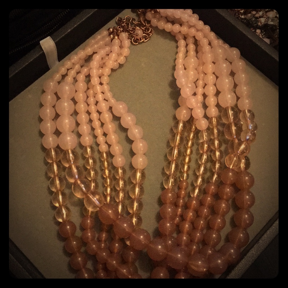 Shades of pink necklace